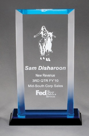bbdcbbillboardimpressawardlarge.jpg Billboard Impress Acrylic Award Large Blue - Image 1