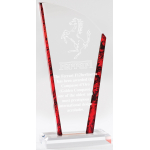 Avanti Red Marble Edge Award Medium