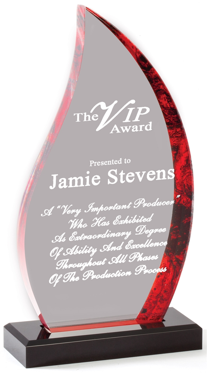 cp87br.jpg Avanti Flame Award Large, Red - Image 1
