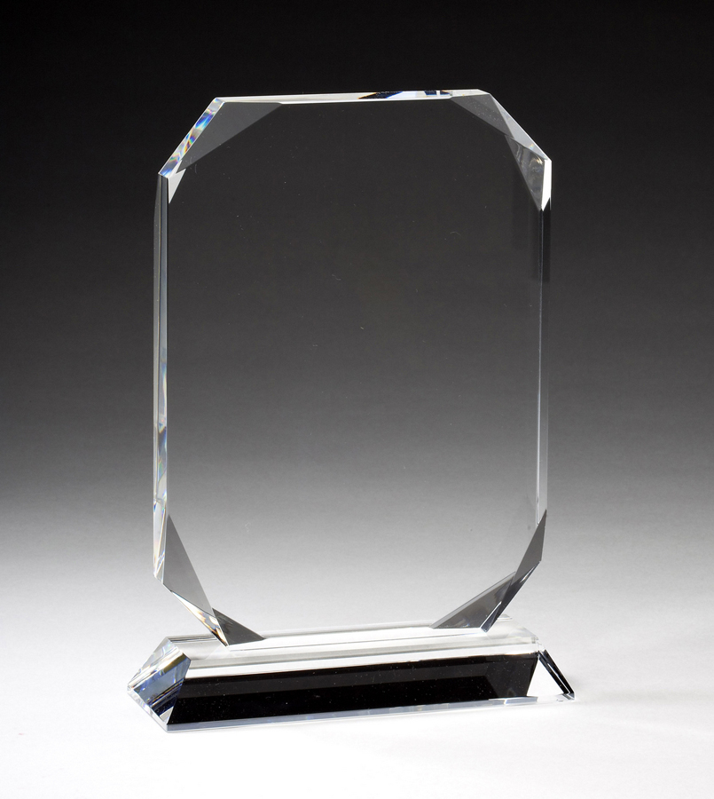 cry183.jpg Crystal Octagon Rectangle - Image 1