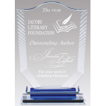 Shield Etched Edge Award Large