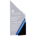 Peak with Blue Slant Base Award