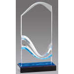 Wave Tower Award 4x9-1/2' Blue