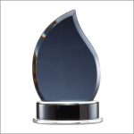 Smoked Teardrop Award Black Large