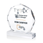 Octagon bevel award Medium