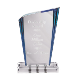 MAGNETIQUE WAVE ACRYLIC AWARD BLUE